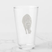 Waschbärglas Glas (Rückseite)