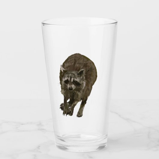 Waschbärglas Glas (Vorderseite)