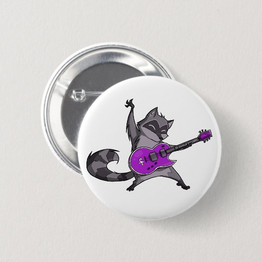 Waschbärknopf Button (Vorne & Hinten)