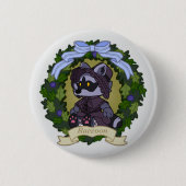 Waschbärknopf Button (Vorderseite)