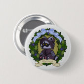 Waschbärknopf Button (Vorne & Hinten)