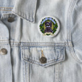 Waschbärknopf Button (Beispiel)