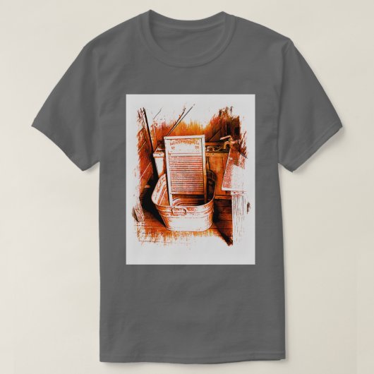 Waschbecken an der Bar U T-Shirt (Design vorne)