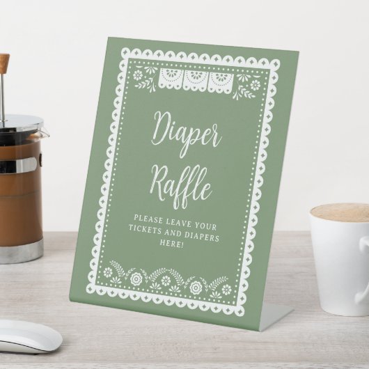 Waschbecken Green Cielito LindoBaby Dusche Windelw Sockelschild (In SItu)