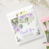 Waschbecken Grüne und Lila Blütendusche Geschenktütchen (Versiegelt)