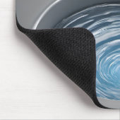 Waschbecken und Wasserhahn Mousepad (Ecke)