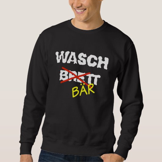 Waschbrett Bar Bekleidung Sweatshirt (Vorderseite)