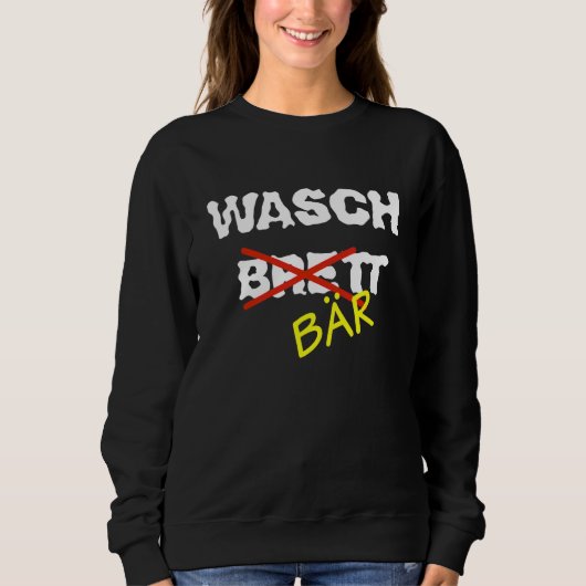 Waschbrett Bar Bekleidung Sweatshirt (Vorderseite)