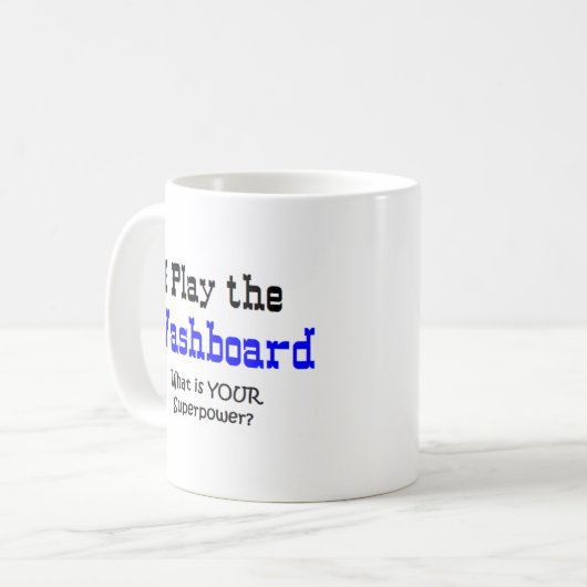 Waschbrett Kaffeetasse (Vorderseite Links)