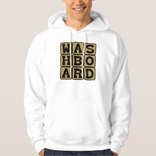 Waschbrett, Waschwerkzeug oder Abs Hoodie