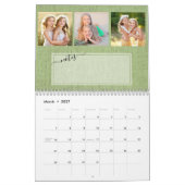 Wäsche 3 Fotos pro Monat mit Anmerkungen zu Abschn Kalender (Mär 2027)