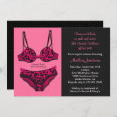 Wäsche-Brautparty-Einladung Einladung (Vorne/Hinten)