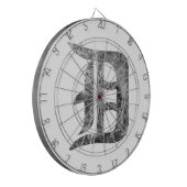 Wäsche Detroits D Dartscheibe (Vorderseite Links)