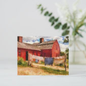 Wäsche - Die Kleiderlinie Postkarte (Stehend Vorderseite)