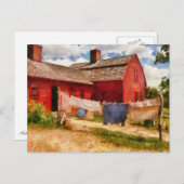 Wäsche - Die Kleiderlinie Postkarte (Vorne/Hinten)