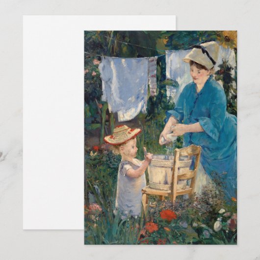 Wäsche | Édouard Manet (Vorne/Hinten)