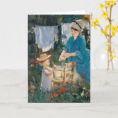 Wäsche | Édouard Manet Karte (Gelbe Blume)