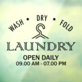 Wäsche Fensteraufkleber (Blatt 3)