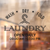 Wäsche Fensteraufkleber (Blatt 2)