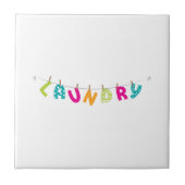 Wäsche Fliese (Vorderseite)