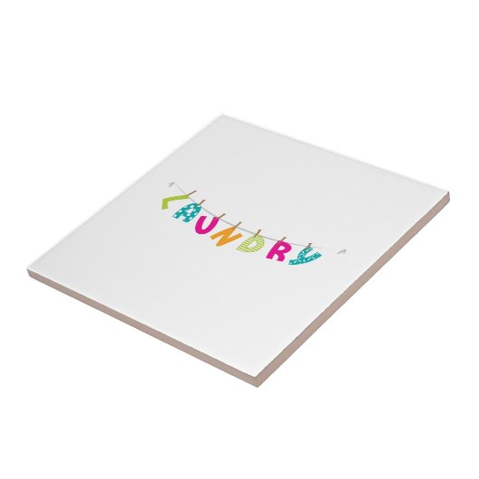 Wäsche Fliese (Seite)