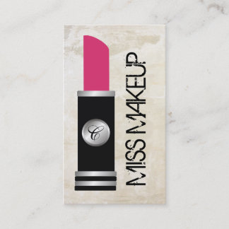Wäsche Fräuleins Makeup White Visitenkarte