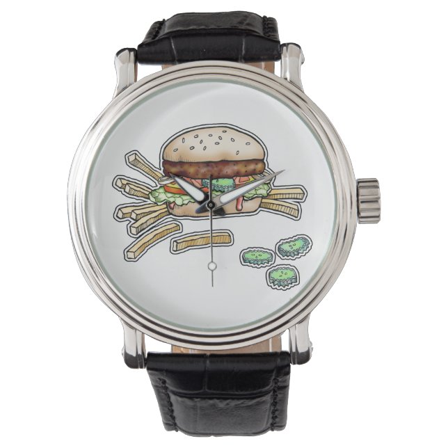 WÄSCHE - HAMBURGER UND FREUNDE ARMBANDUHR (Vorderseite)