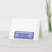 Wäsche Karte (Rückseite)