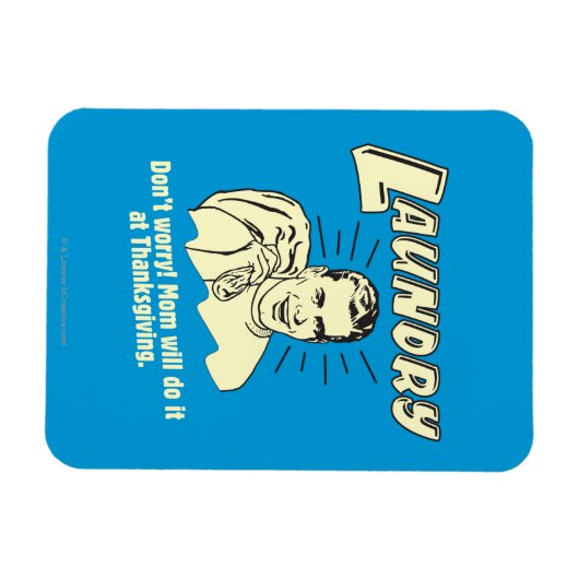 Wäsche: Keine Sorge Mama Erntedank Magnet (Horizontal)