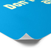 Wäsche: Keine Sorge Mama Erntedank Poster (Ecke)