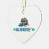 Wäsche Keramik Ornament (Links)