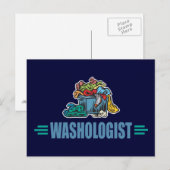 Wäsche Postkarte (Vorne/Hinten)