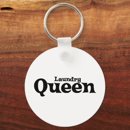 Wäsche Queen Schlüsselanhänger (Vorderseite)