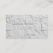 Wäsche Schlicht Einfache Berufliche Minimalistisch Visitenkarte (Rückseite)