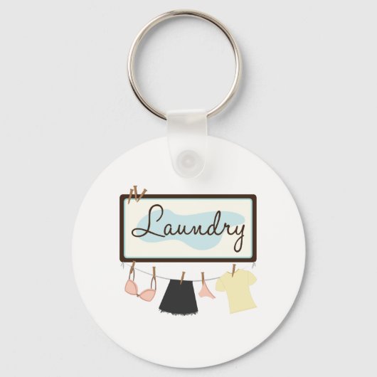 Wäsche Schlüsselanhänger (Vorderseite)