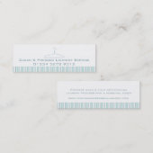 Wäsche-Service-Minzenschwingenumbau/-Visitenkarte Mini Visitenkarte (Vorne/Hinten)