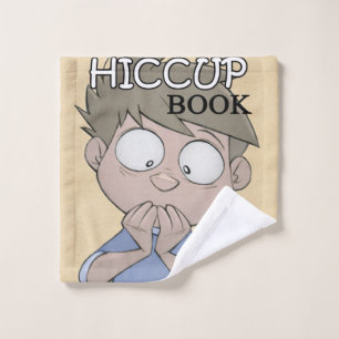 Wäsche-Stoff - Schluckauf-Buch Waschlappen