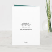 Wäsche trinken oder Monsun im Priorium: Leere Karte (Rückseite)