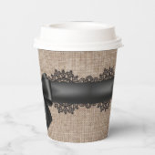 Wäsche- und Spitzenpapiertassen Pappbecher (Rückseite)