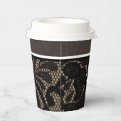 Wäsche- und Spitzenpapiertassen Pappbecher (Rechts)