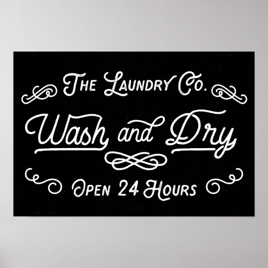 Wäsche und Trockenwäsche Poster (Vorne)