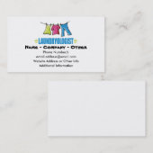 Wäsche Visitenkarte (Vorne/Hinten)
