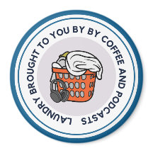 Wäsche von Podcasts Car Magnet Blue