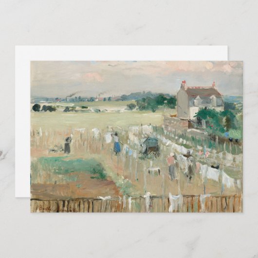 Wäsche zum Trocknen bringen | Berthe Morisot (Vorne/Hinten)
