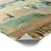 Wäsche zum Trocknen bringen | Berthe Morisot Poster (Ecke)