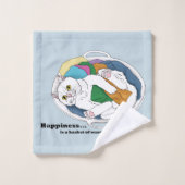 Wäschekatze Badhandtuch Set (Waschlappen)
