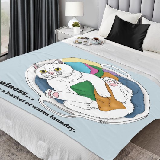 Wäschekatze Fleecedecke