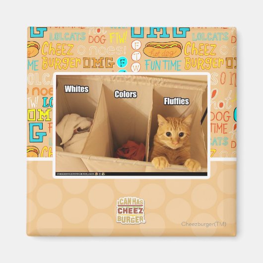 Wäschekatze Magnet (Vorne)