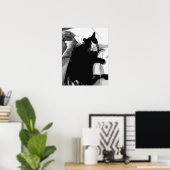 Wäschekatze Poster (Heimbüro)