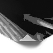 Wäschekatze Poster (Ecke)